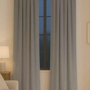 Draperie de Catifea Amsterdam Blackout 90% Gri Platinat