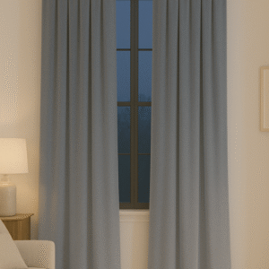 Draperie de Catifea Amsterdam Blackout 90% Gri Petrol L1/H2.53 Capse