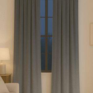 Draperie de Catifea Amsterdam Blackout 90% Gri Inchis L3/H2,25 Rejansa Bara