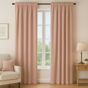 Draperie de Catifea Amsterdam Blackout 90% Pudra L3/H2 Rejansa Bara