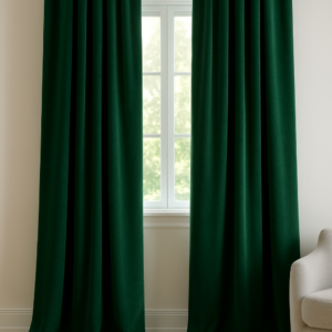 Draperie de Catifea Amsterdam Blackout 90% Verde