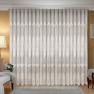 Perdea Elly cu Broderie Extra Crem