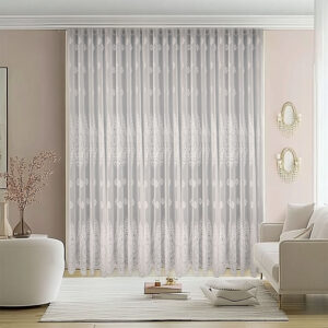 Perdea SEREN cu Broderie Eleganta Crem 24648