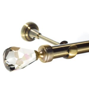 Crystal – set galerie metalica simpla Aur Antic 25 mm