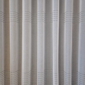 Perdea Aselia cu Dungi Crem