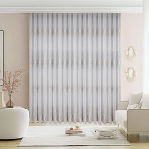 Perdea LYLY cu Broderie Fina Gri 25PRO32