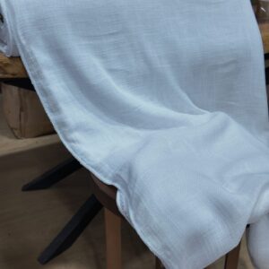 Material de Perdea Cu Textura  Mata Calipso Alb