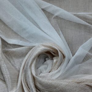 Material de Perdea Cu Dunga Aurie