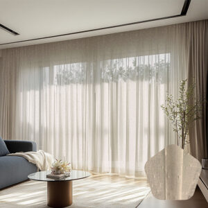 Perdea in Puncte Crem