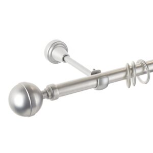 Kula Lux – set galerie metalica simpla Crom Mat 19 mm