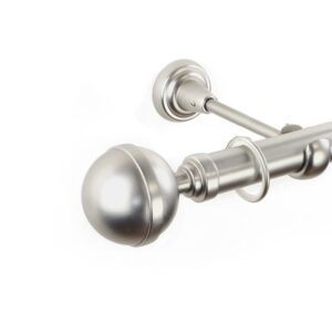 Kula Lux – set galerie metalica simpla Crom Mat 25 mm