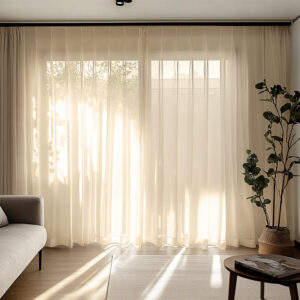 Perdea Matase Sintetica Ivory