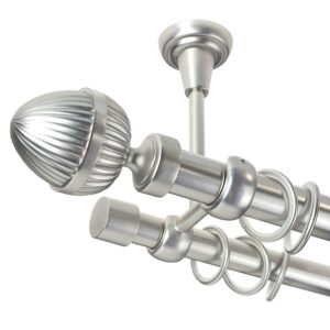 Odeon – set galerie metalica dubla prindere tavan,Crom Mat 25/19 mm