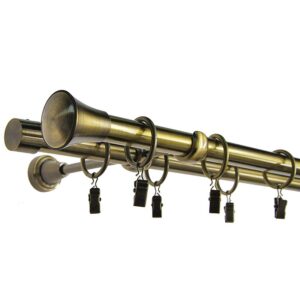 Prince – set galerie metalica dubla Aur Antic 19 mm