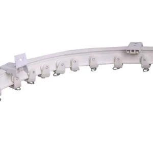 Galerie Sina Aluminiu ANTALYA – 360° flexibila – 1 sau 2 canale, cu accesorii