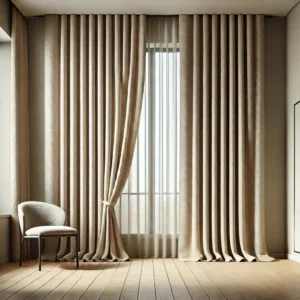 Draperie de Textura Groasa 80% Blackout Sankt Petersburg Bej Light