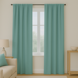 Draperie de Textura Groasa 80% Blackout Sankt Petersburg  Verde Menta