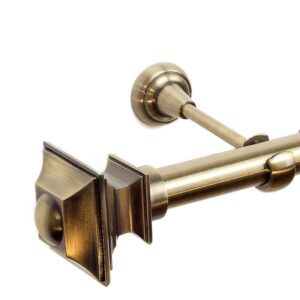 Verdi – set galerie metalica simpla Aur Antic 25 mm