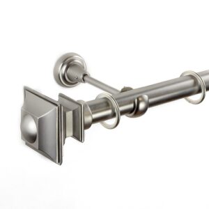 Verdi – set galerie metalica simpla Crom Mat  25 mm