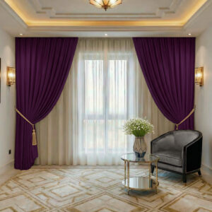 Draperie de Textura Groasa Yemen 80% Blackout Mov