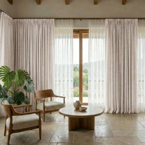 Draperie de Textura Groasa 90% Blackout Yildiz Crem